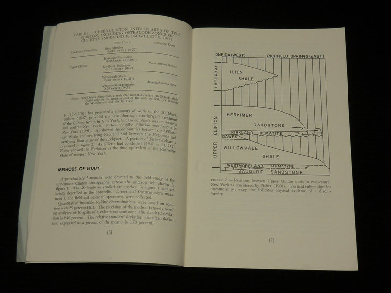 1971 UPPERMOST CLINTON STRATIGRAPHY AND PETROLOGY EAST CENTRAL NY BOOK - J 7050