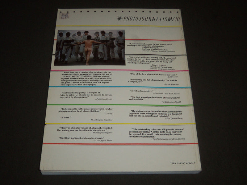 1985 THE BEST OF PHOTO JOURNALISM /10 SOFTCOVER BOOK - I 1224
