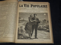 1884 JAN-MAR LA VIE POPULAIRE MAGAZINE BOUND VOLUME #1- EMILE ZOLA - KD 7462C