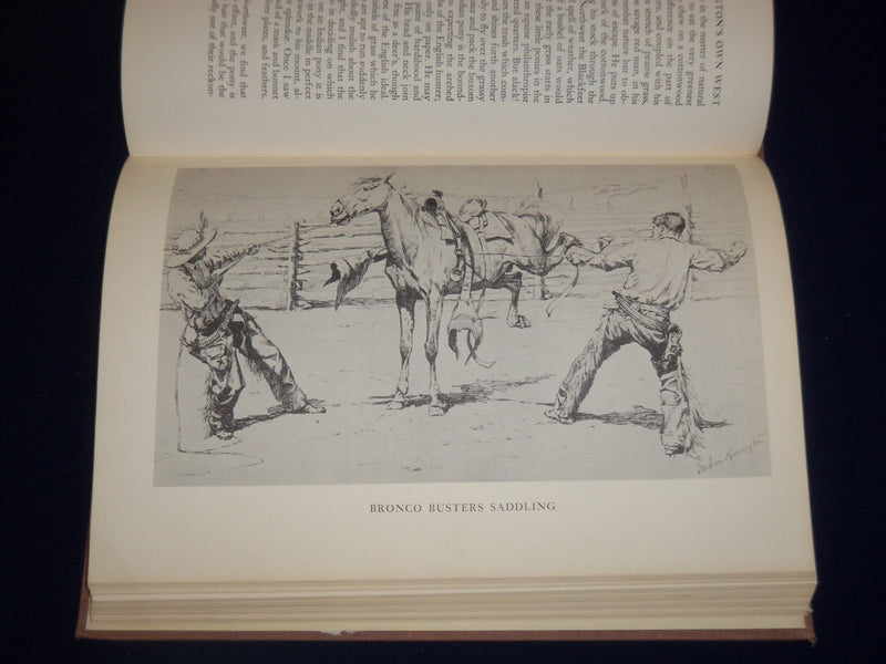 1960 FREDERIC REMINGTON'S OWN WEST BOOK BY HAROLD MCCRACKEN - ILLUS. - KD 2518