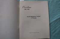 1954-1956 WISCONSIN HISTORICAL SOCIETY PROCEEDINGS- LOT OF 2 -SOFTCOVER - K 3265