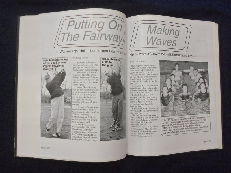 1999 WARBLER EASTERN ILLINOIS STATE COLLEGE YEARBOOK - CHARLESTON, IL - YB 3318