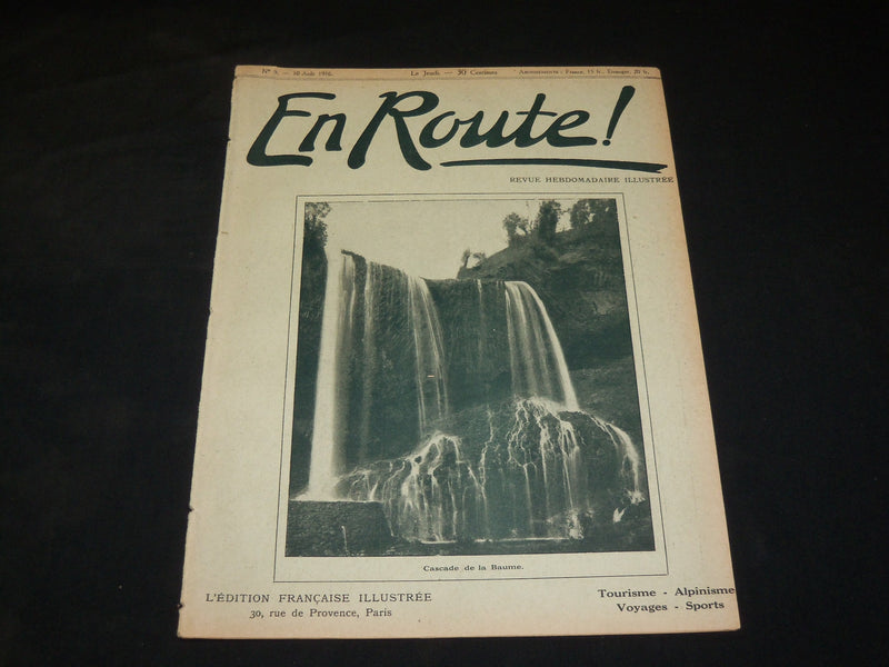 1916 AUGUST 10 EN ROUTE! REVUE HEBDOMADAIRE ILLUSTREE FRENCH MAGAZINE - ST 531N