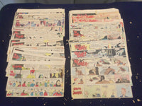 1940's-1950 THE GUMPS COLOR COMIC STRIPS - LOT OF 108 - NP 5200