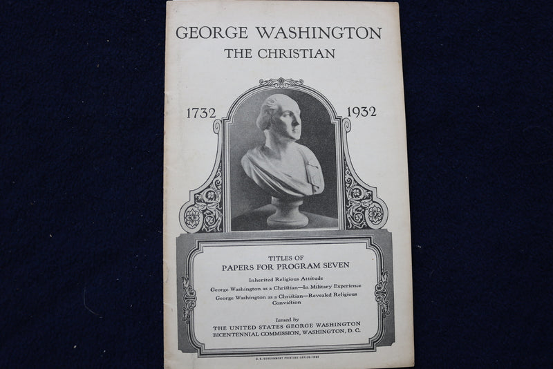 1932 GEORGE WASHINGTON THE CHRISTIAN PROGRAM SEVEN - K 1520