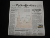 2020 DEC 4 NEW YORK TIMES- CA TO REIMPOSE STRICT LOCKDOWN RULES, HOSPITALS SURGE