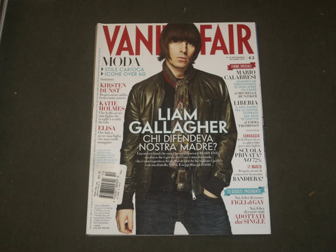 2011 MARCH 16 VANITY FAIR MAGAZINE - LIAM GALLAGHER - ITALY EDITION- B 2524