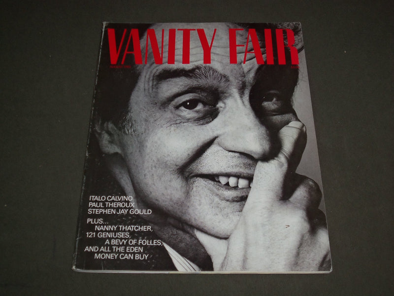 1983 AUGUST VANITY FAIR MAGAZINE - ITALO CALVINO - SP 4240