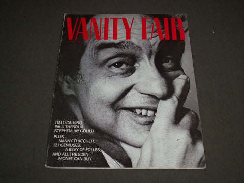 1983 AUGUST VANITY FAIR MAGAZINE - ITALO CALVINO - SP 4240
