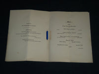 1909 APRIL 22 MASSACHUSETTS CIVIL SERVICE ASSOCIATION DINNER PROGRAM - J 4309
