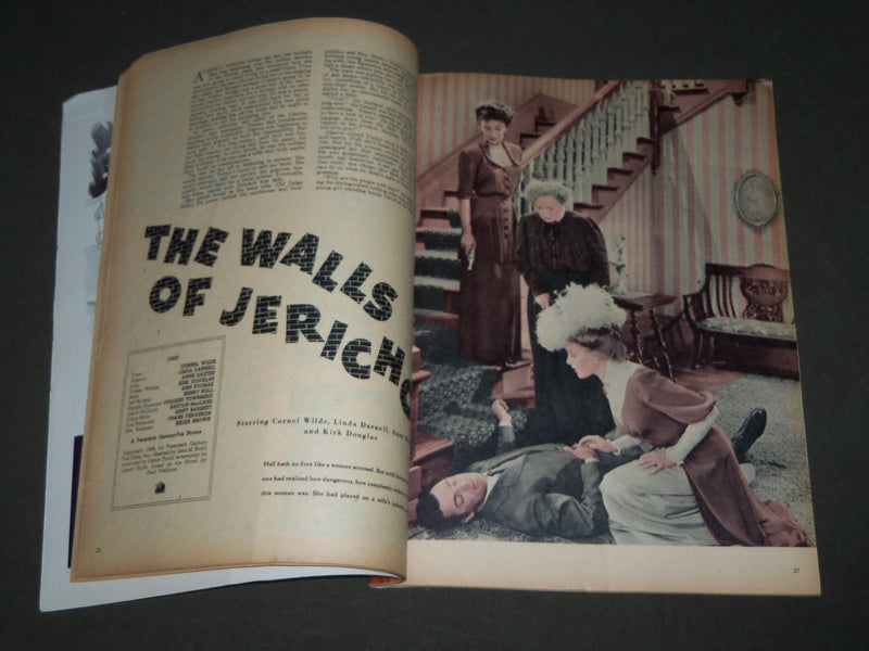 1948 SEPTEMBER MOVIE STORY MAGAZINE - LINDA DARNELL & CORNEL WILDE COVER - M 72