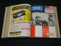 1958 JANUARY-DECEMBER TRAVEL MAGAZINE BOUND VOLUME - GREAT COVERS - KD 6000