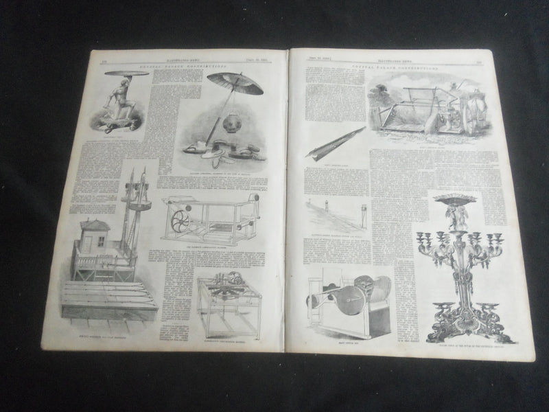 1853 SEPTEMBER 10 ILLUSTRATED NEWS MAGAZINE - MAIL STEAMSHIP CHEROKEE - B 5531O