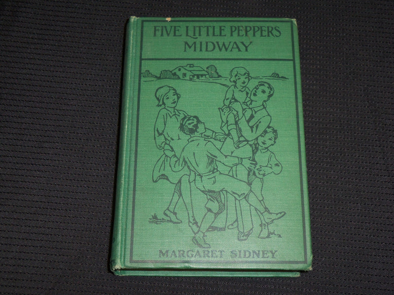 1918 FIVE LITTLE PEPPERS MIDWAY HARDCOVER BOOK BY MARGARET SIDNEY - KD 7292