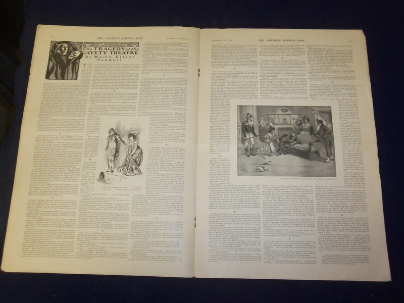 1899 SEPTEMBER 16 THE SATURDAY EVENING POST MAGAZINE - THE NUISANCE - B 6716