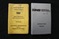 1960'S-1980'S NORFOLK AND WESTERN-SOUTHERN -SAFETY MANUALS - LOT OF 16 - O 3674