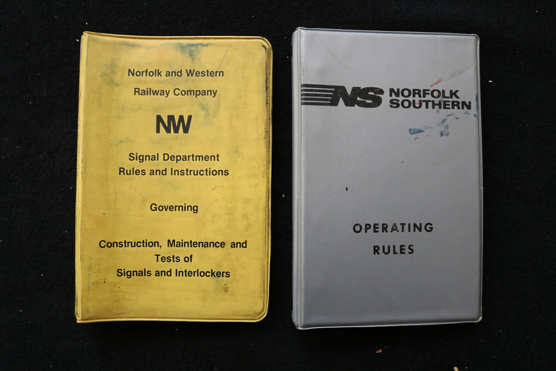 1960'S-1980'S NORFOLK AND WESTERN-SOUTHERN -SAFETY MANUALS - LOT OF 16 - O 3674