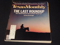 1985 FEBRUARY TEXAS MONTHLY MAGAZINE - LAST ROUNDUP FRONT COVER - E 7569