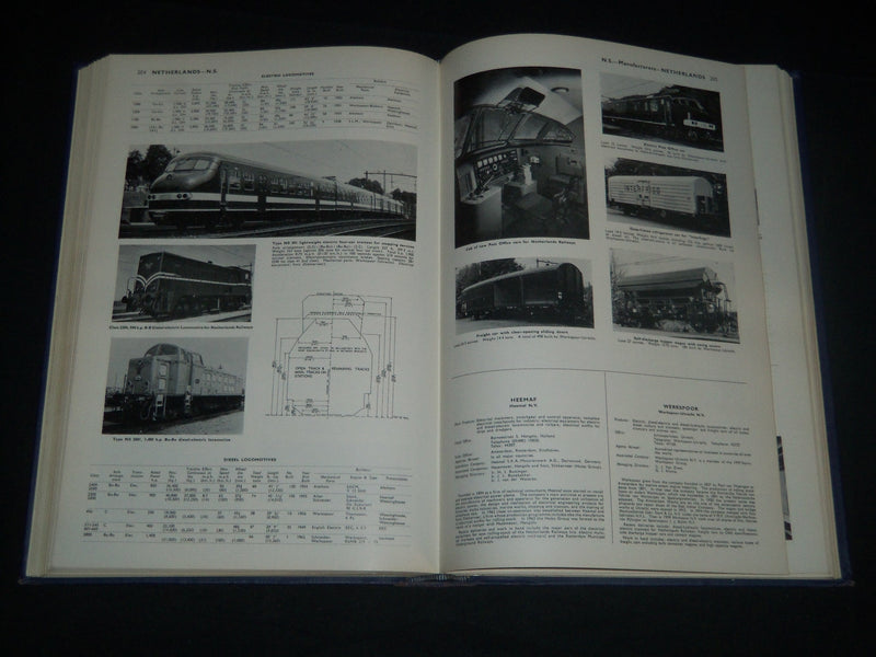 1966 JANE'S WORLD RAILWAYS BOOK - 9TH EDITION - NICE ADVERTISEMENTS - R 275M