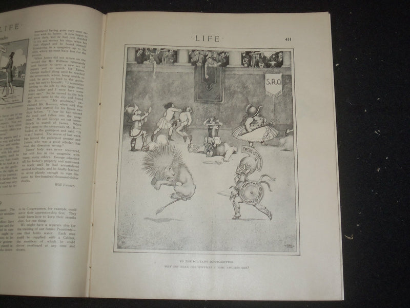 1913 SEPTEMBER 11 LIFE MAGAZINE - SCHOOL NUMBER - THE CALL OF THE WILD - ST 6494