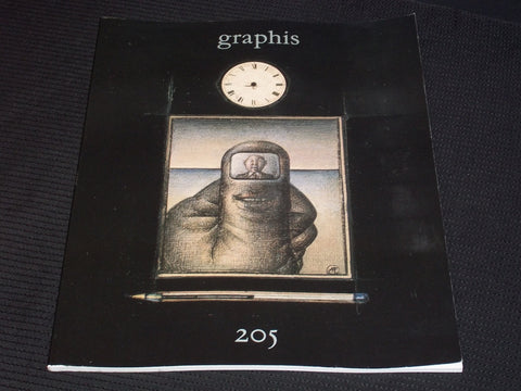 1979-80 #205 GRAPHIS MAGAZINE VERY NICE COVER ART & INSIDE PAGES - E 833