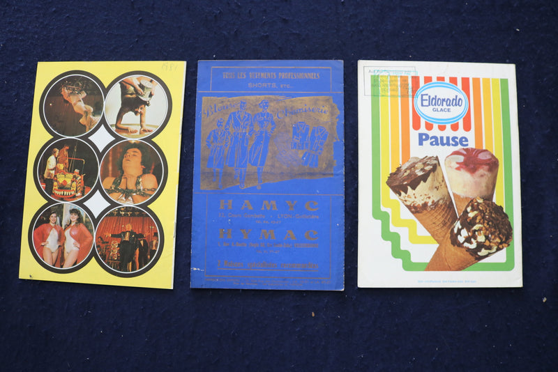 1960'S-1980'S CIRCUS PROGRAMS - SMALLER SIZE - LOT OF 28 - O 3534