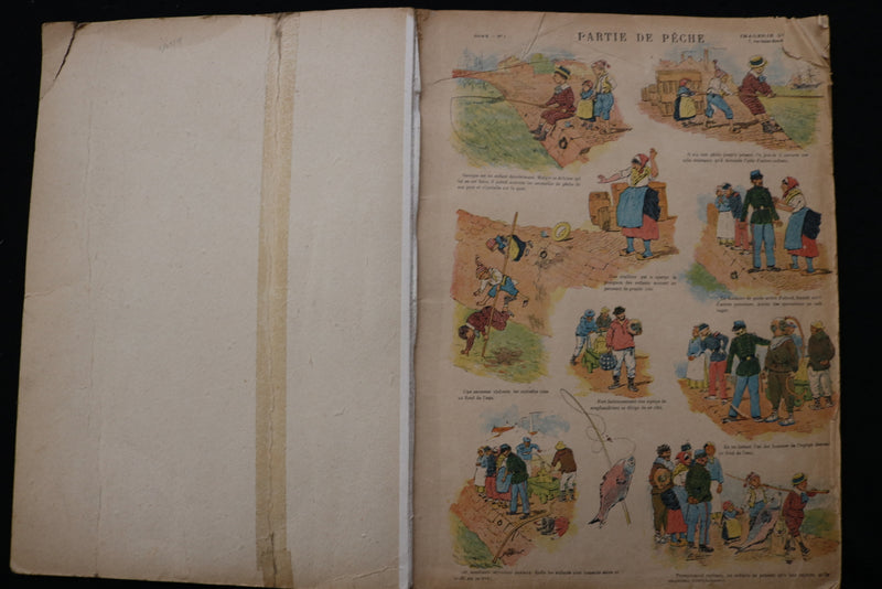 1900'S LES JOLIS CONTES - 80 IMAGES ENFANTINES - SOFTCOVER BOOK - K 2428