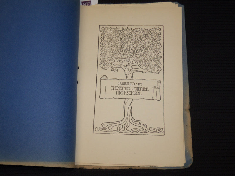 1911 NOVEMBER INKLINGS ETHICAL CULTURE HIGH SCHOOL MAGAZINE - NEW YORK - K 544