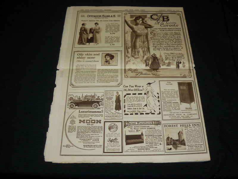 1915 APRIL 25 NEW YORK TIMES PICTURE SECTION - RUSSIAN PRISONERS - NP 5476
