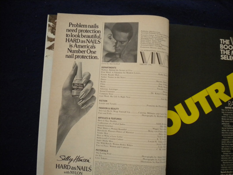 1976 FEBRUARY VIVA MAGAZINE-DAN RAHTER AND JIM BOUTON, ARE THEY EXPOSED?- B 638X