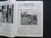 1917 SEP 29 THE SATURDAY EVENING POST MAGAZINE-FLAVIUS BEST, PINXIT COVER-SP 825
