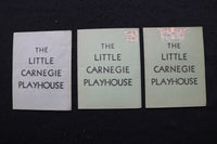 1920'S THE LITTLE CARNEGIE PLAYHOUSE PROGRAMS - LOT OF 3 - K 1957