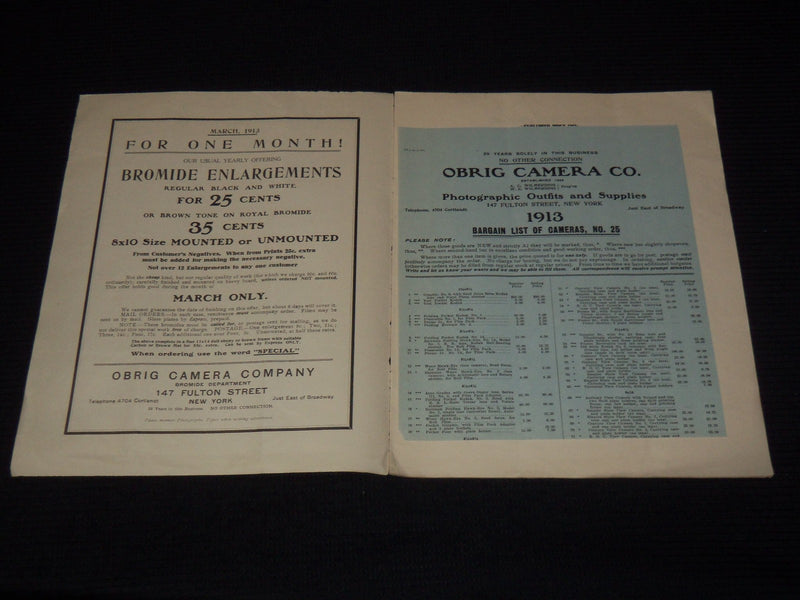 1912-1913 PHOTOGRAPHIC TOPICS MAGAZINE LOT OF 7 - NEW YORK - K 3117
