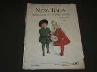 1907 FEBRUARY NEW IDEA WOMAN'S MAGAZINE - COLOR FASHION - ILLUSTRATIONS - ST 253