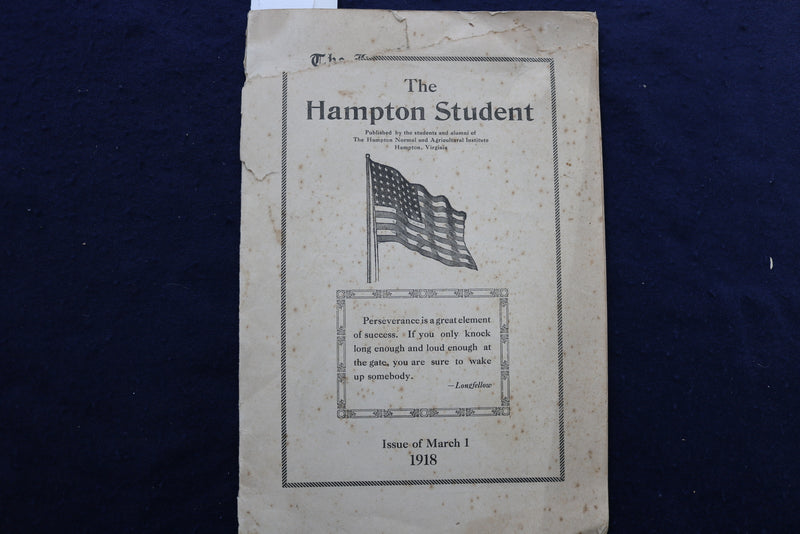 1918 MARCH 1 THE HAMPTON STUDENT MAGAZINE - VIRGINIA - K 787