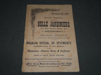 1898 SPRING-SUMMER BELLE JARDINIERE VETEMENTS FRENCH CATALOGUE - FR 1068
