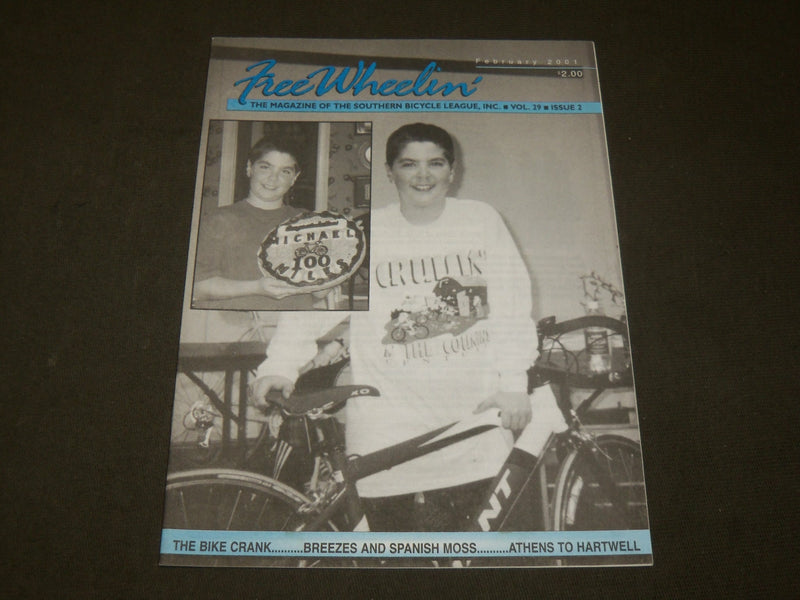 1990-2001 FREE WHEELINN' SO. BICYCLE LEAGUE MAGAZINE LOT OF 7 ISSUES - O 3255