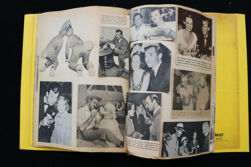 ZACHARY SCOTT SCRAPBOOK - E 24959