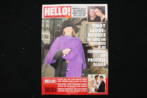 1996 FEBRUARY 3 HELLO! MAGAZINE - TIGGY LEGGE-BOURKE COVER - E 25760