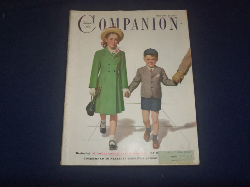 1949 APRIL WOMAN'S HOME COMPANION MAGAZINE - GREAT COVER AND STORIES - ST 3398B