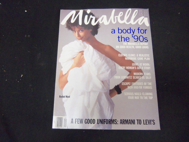 1992 JANUARY MIRABELLA MAGAZINE - ISSUE #32 - RACHEL WARD COVER - ST 4271