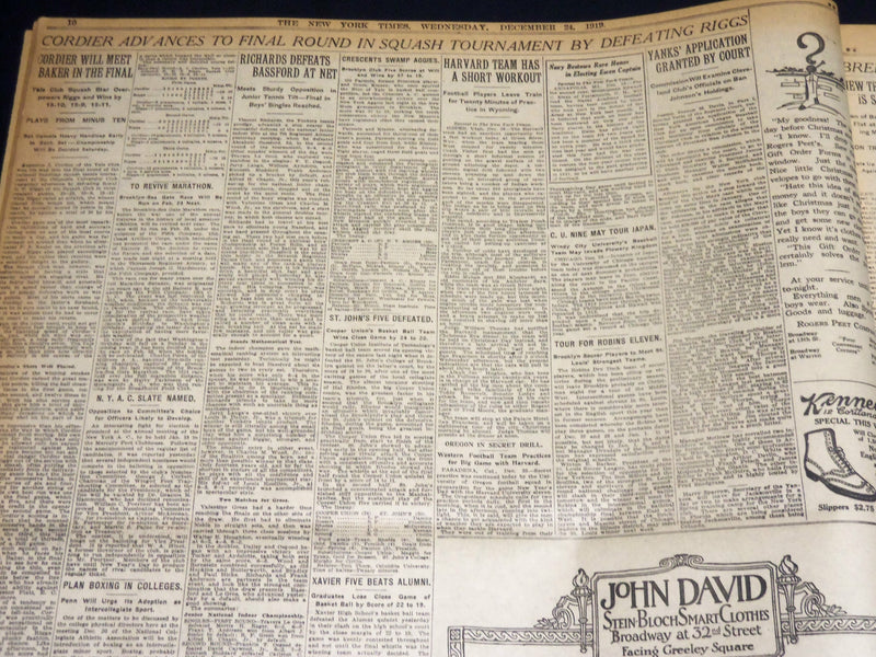 1919 DECEMBER 24 NEW YORK TIMES - ALLIES WILL HEM IN RED RUSSIA - NT 8533