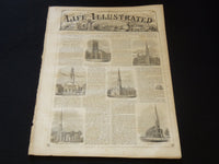1857 NOVEMBER 14 LIFE ILLUSTRATED NEWSPAPER - WALL ST. AND BANKS - NP 5910