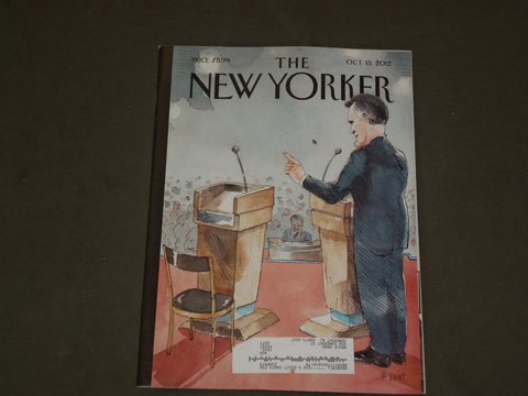 2012 OCTOBER 15 THE NEW YORKER MAGAZINE - ILLUSTRATED COVER - NY 2234