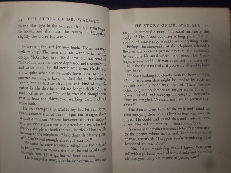 1943 THE STORY OF DR. WASSELL HARDCOVER BOOK BY JAMES HILTON - KD 9052