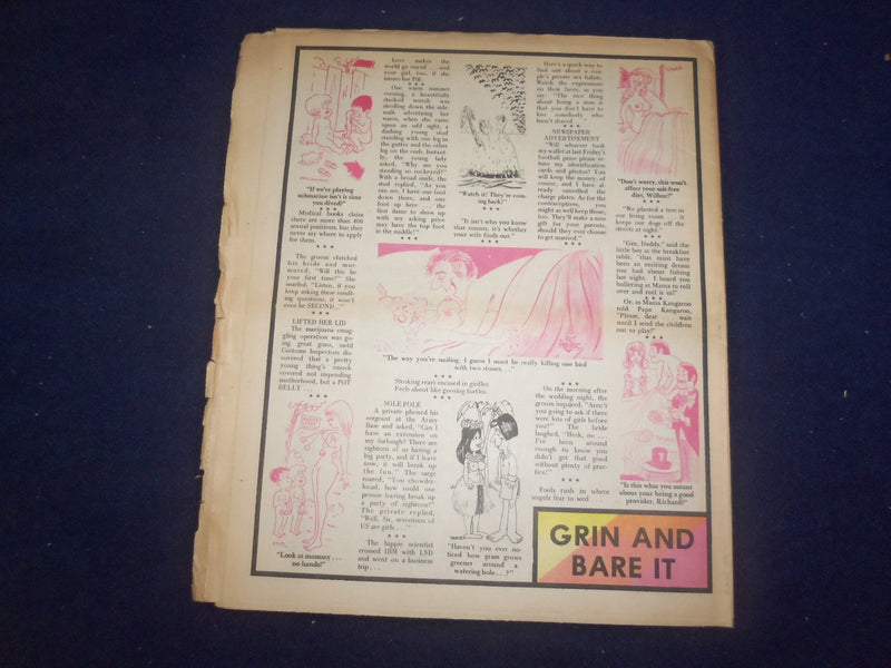 1972 JUNE 11 NATIONAL INFORMER WEEKLY READER NEWSPAPER - PURE JADE - NP 7331