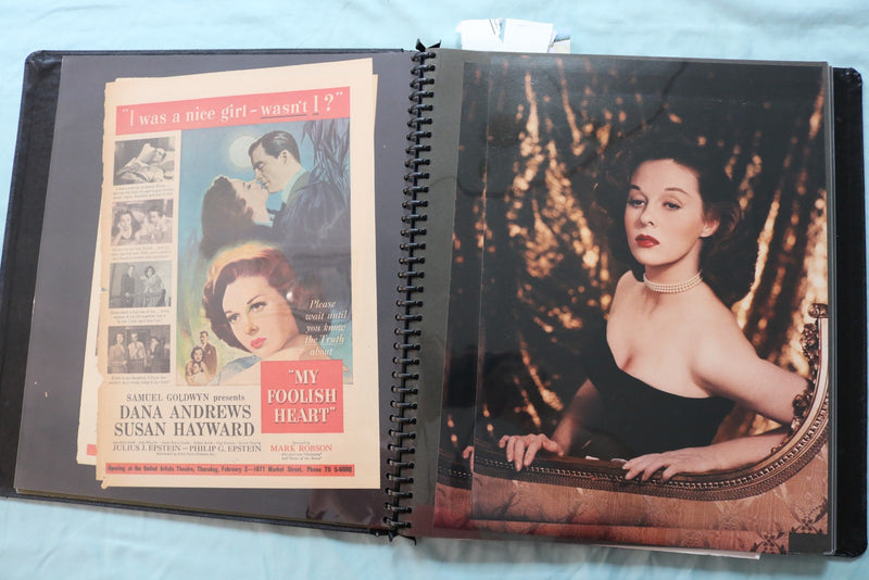 SUSAN HAYWARD GIANT SCRAPBOOK - #74