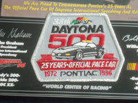 1996 FEB 18 38TH DAYTONA 500 RACING PROGRAM W/PATCH - GREAT PHOTOS - SP 3744I