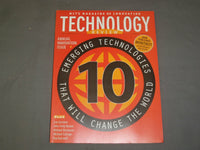 2001 JAN-FEB TECHNOLOGY REVIEW MAGAZINE - 10 EMERGING TECHNOLOGIES - B 6348