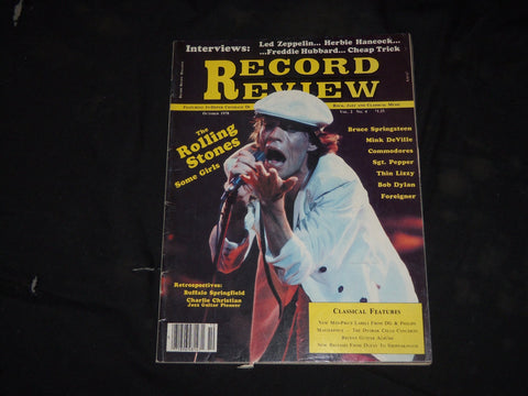 1978 OCTOBER RECORD REVIEW MAGAZINE - MICK JAGGER COVER - B 119